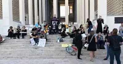 Vuelven a manifestarse trabajadores del Poder Judicial de la Federación