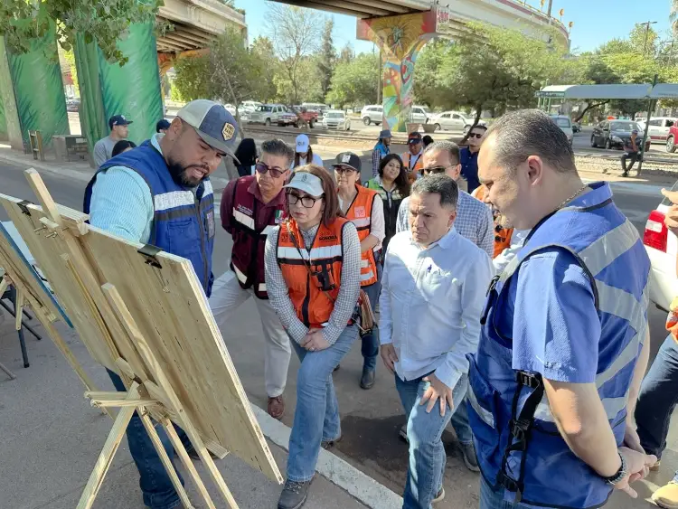 Visita la Sidur Nogales para ver avances de obras y exigir entrega a tiempo