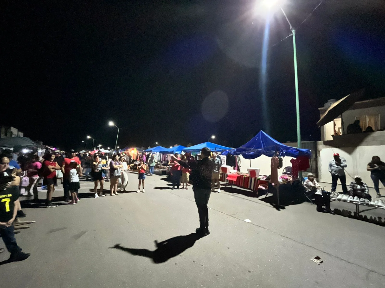 Inauguran Tianguis Nocturno Ocotillo en la colonia La Mesa