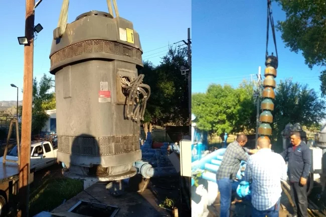 Descarga eléctrica daña motor en rebombeo Nomenay y afecta suministro de agua en Nogales