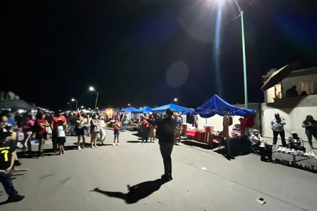 Inauguran Tianguis Nocturno Ocotillo en la colonia La Mesa
