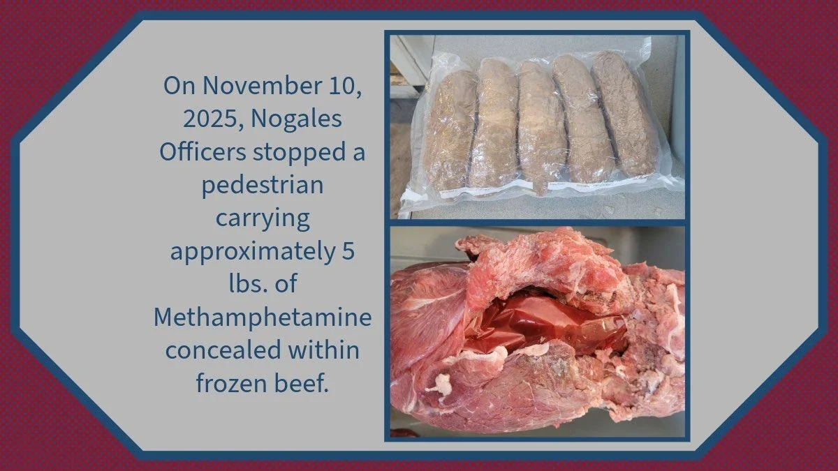 Incautan cargamentos de drogas en garitas de esta frontera