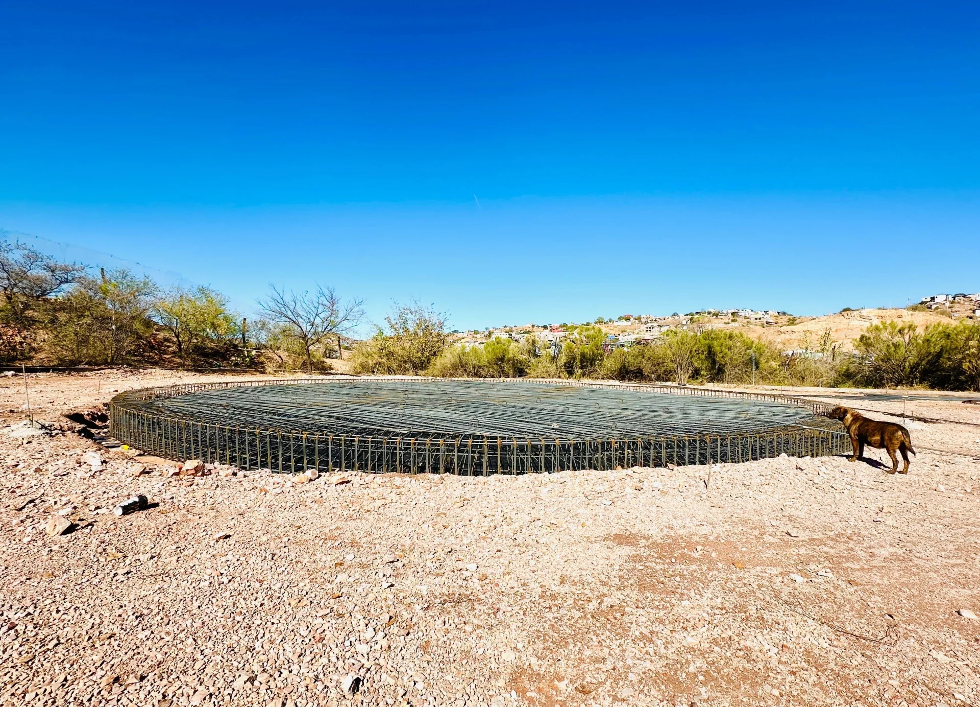 Avanza construcción de tanque en Bella Vista