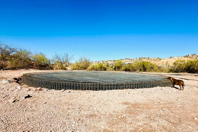 Avanza construcción de tanque en Bella Vista