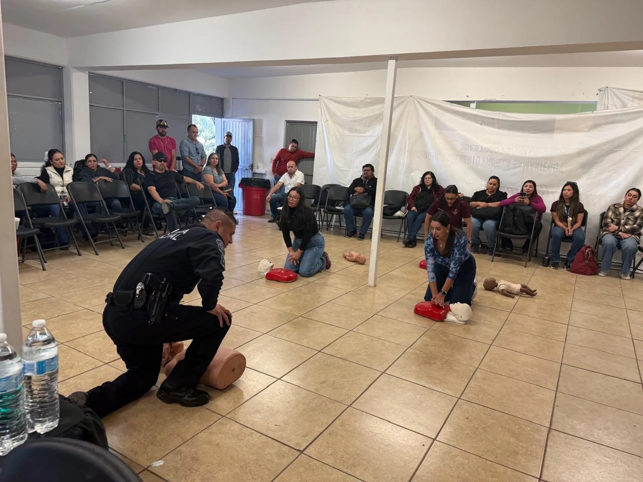 Impulsa Policía de Proximidad Social capacitación de primeros auxilios
