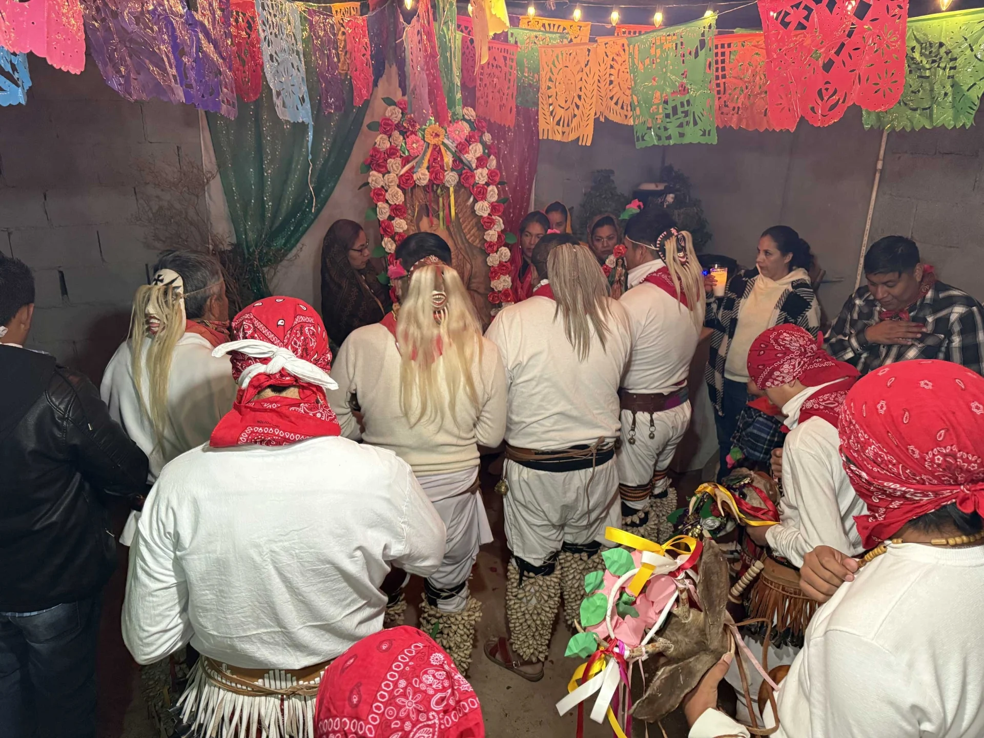 Comunidad Yoreme Mayo de Nogales celebran Día de la Virgen