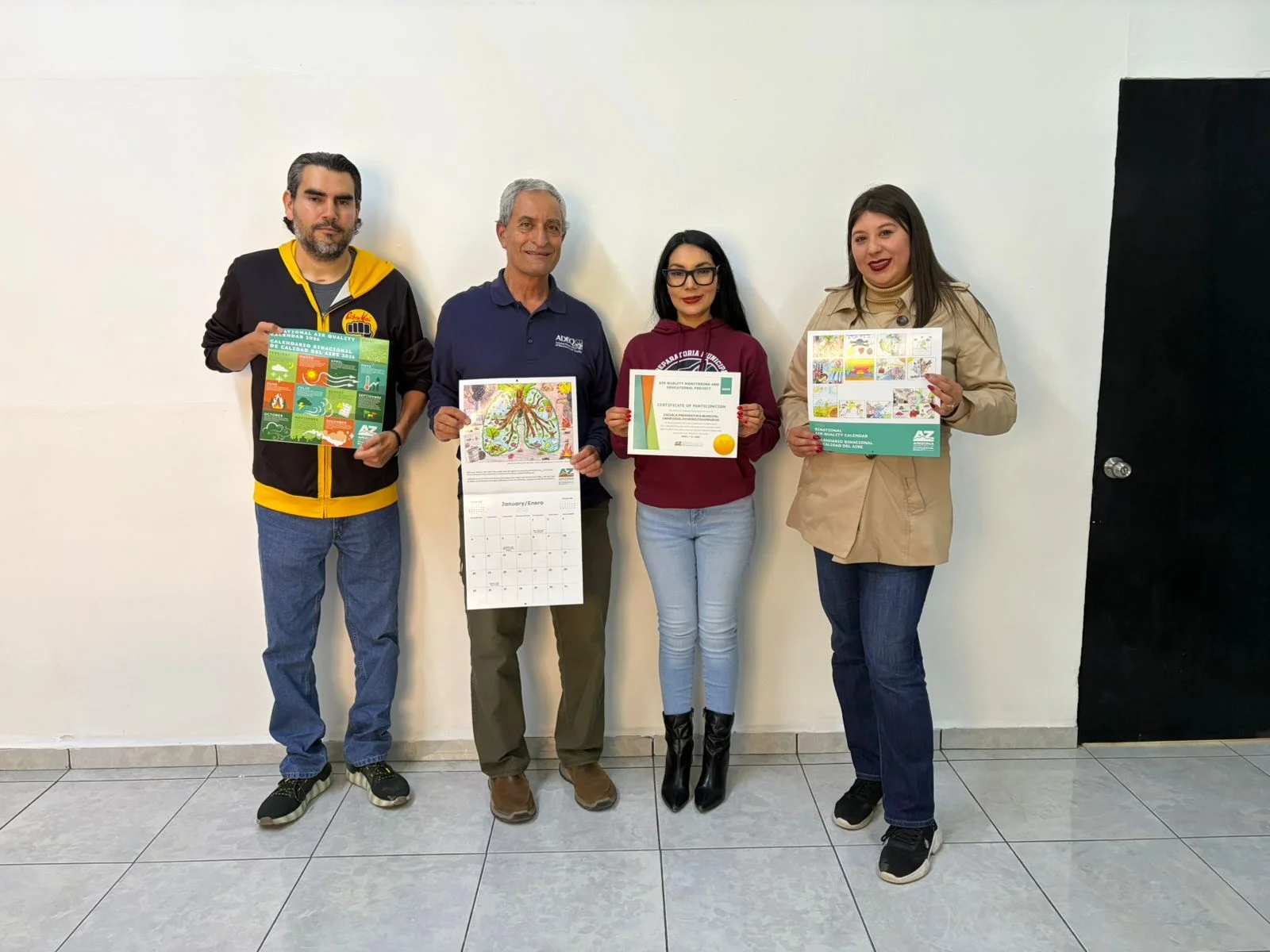 Reconocen a Preparatoria Municipal en proyecto binacional de calidad del aire