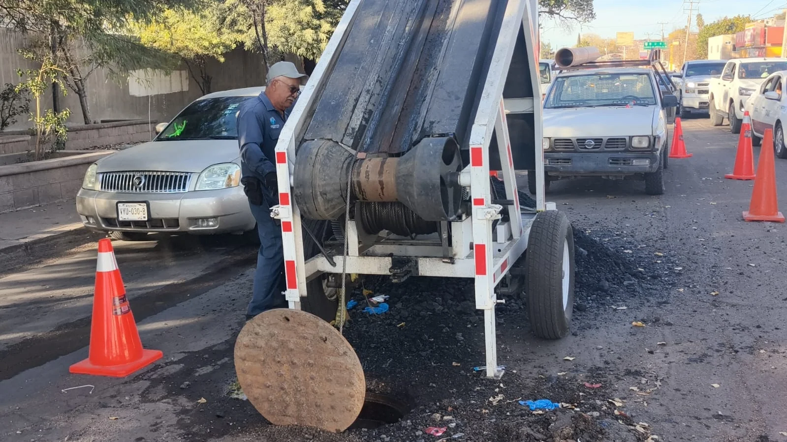 Desazolve del colector Ruiz Cortines provocará cierres parciales