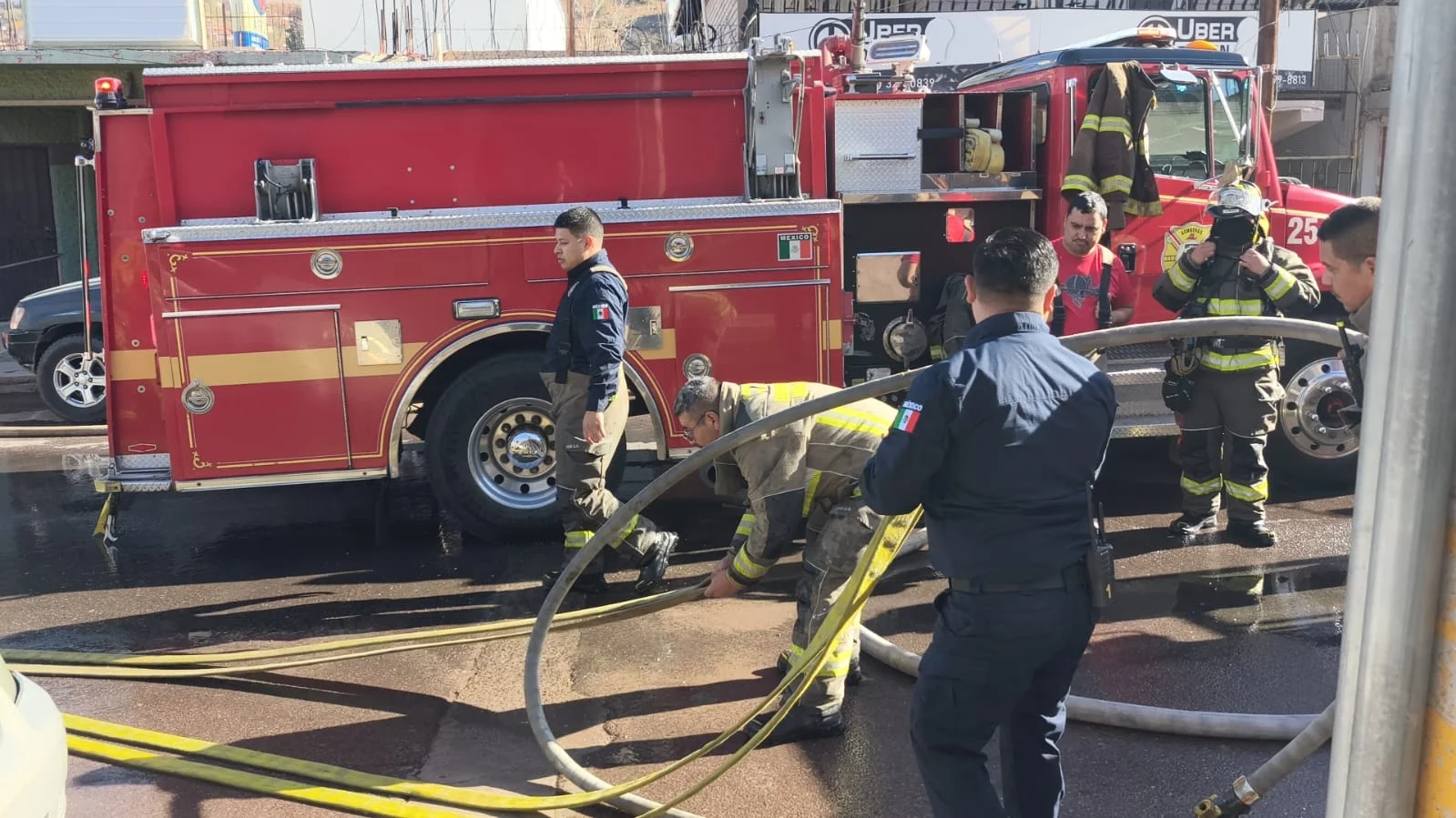 Falla en conexión de gas provoca incendio en vivienda de Nogales
