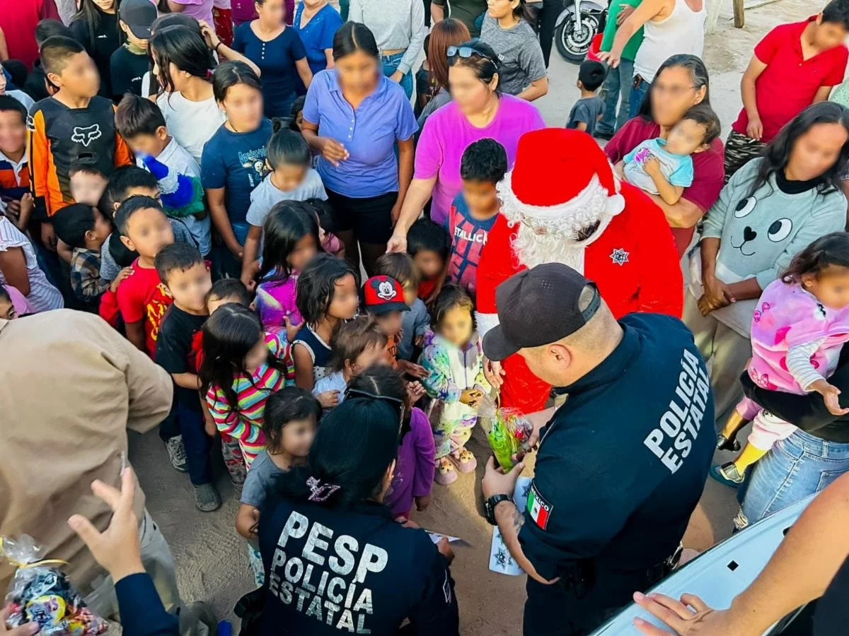 Lleva PESP alegría con posadas navideñas a la niñez sonorense