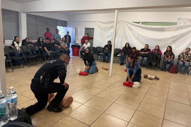 Impulsa Policía de Proximidad Social capacitación de primeros auxilios