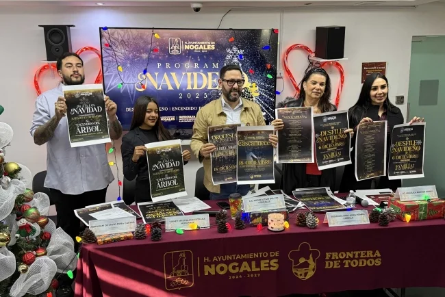 Preparan gran fiesta navideña en Nogales: desfile, encendido de árbol y sorpresas
