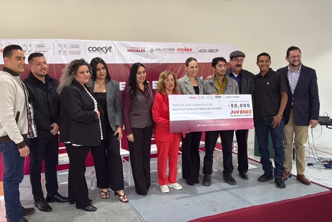 Estudiantes de Nogales destacan en programa estatal de innovación industrial
