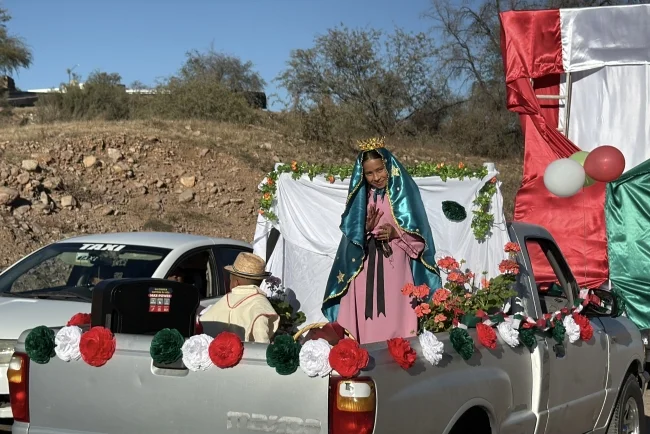 Fe y tradición unen a La Mesa y Cíbuta en peregrinación guadalupana