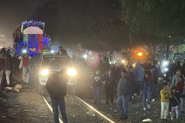 El tren de la fe: Nogales honra a la Virgen de Guadalupe sobre rieles