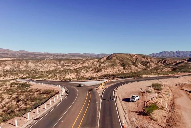 Avanzan las obras en carretera  Bavispe-Nuevo Casas Grandes