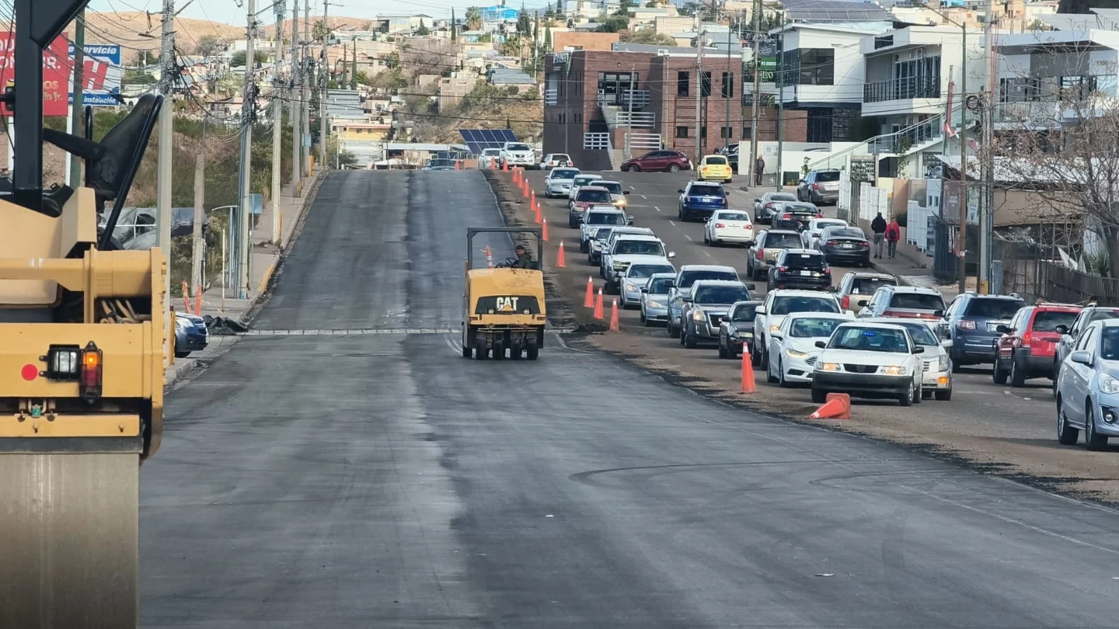 Reinician obras en el bulevar 2000 y llaman a conducir con precaución