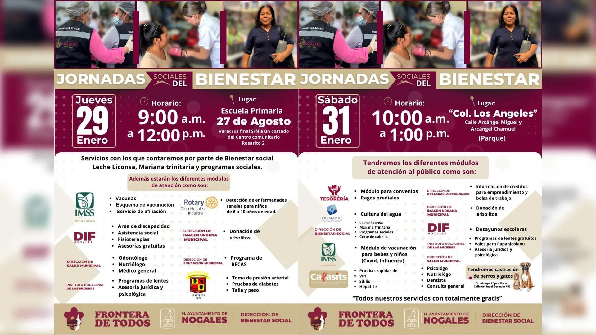 Ayuntamiento de Nogales llevará salud y apoyos comunitarios a escuelas y colonias