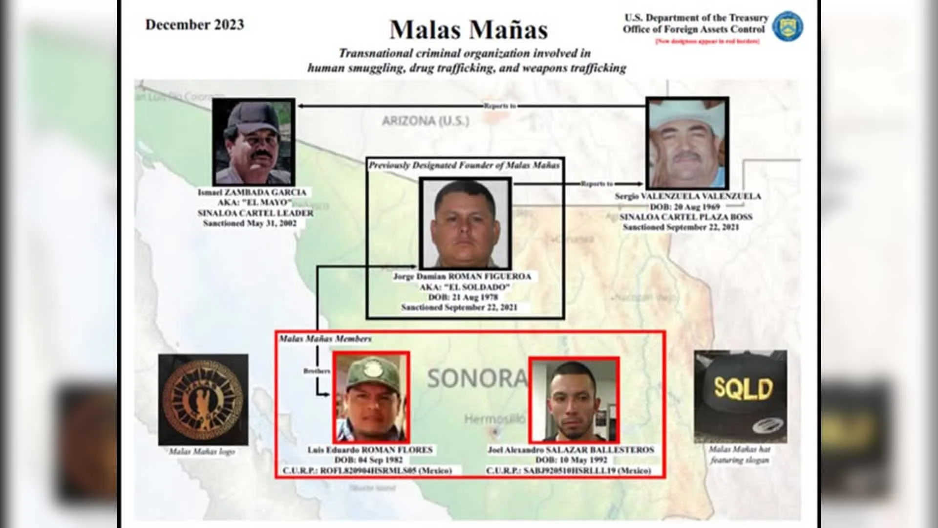 Estados Unidos recibe a presunto capo ligado a operaciones criminales en Sonora