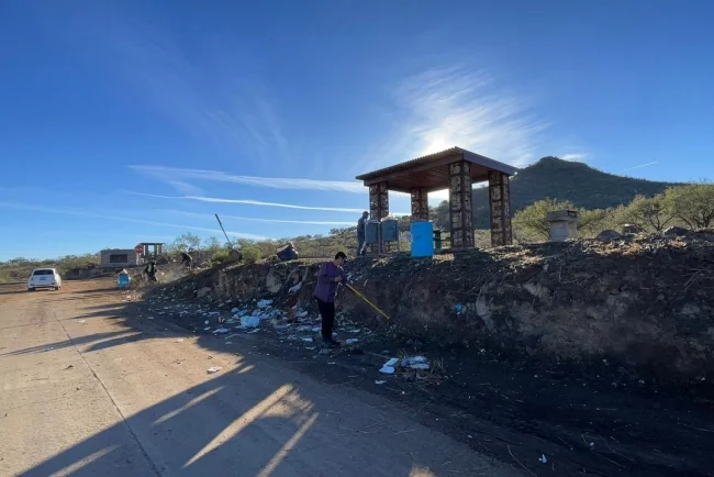 Gobierno de Nogales retira 27 toneladas de basura en jornada de limpieza en La Pirinola