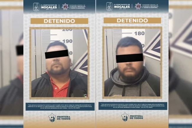 Policía frustra presunto levantón y detiene a dos en Nogales