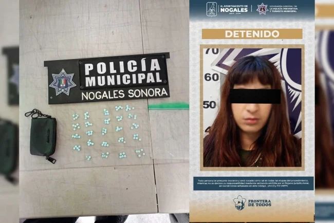 Asegura Policía Municipal presunto fentanilo tras persecución en vía pública