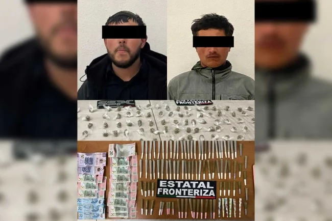 Operativos de la PESP dejan dos detenidos por posesión de droga en Nogales