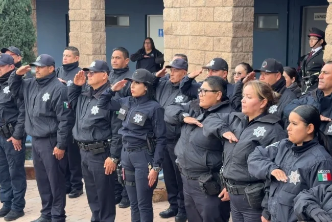 Honran la memoria de policías caídos en 2025 durante ceremonia en Seguridad Pública