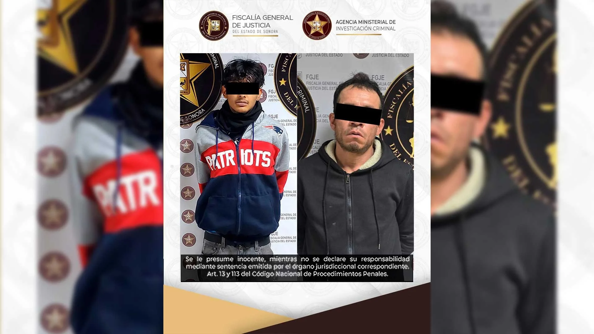 Fiscalía logra prisión preventiva para presuntos agresores de tres personas en Nogales