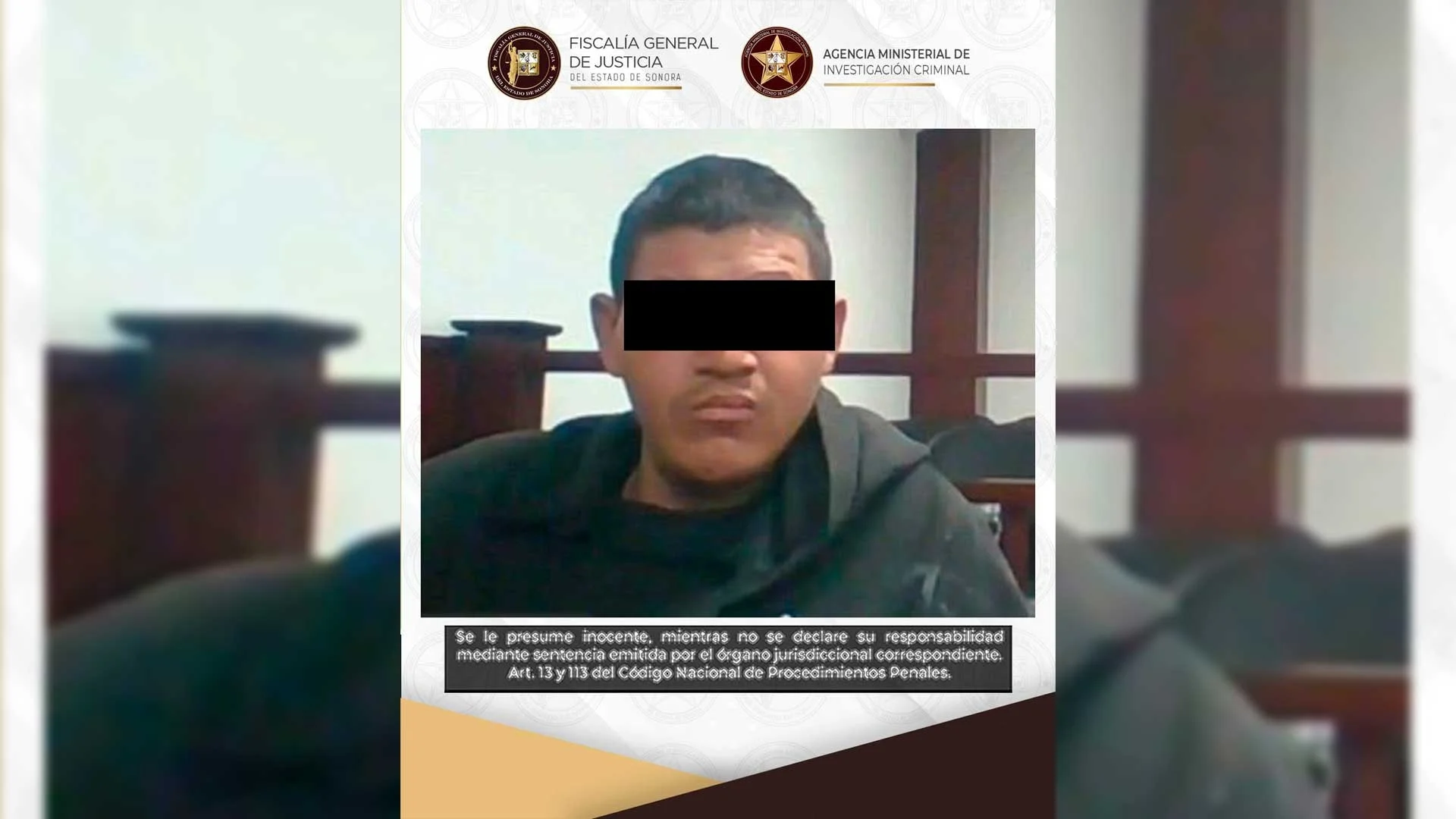 Prisión preventiva para presunto asaltante tras persecución en Nogales