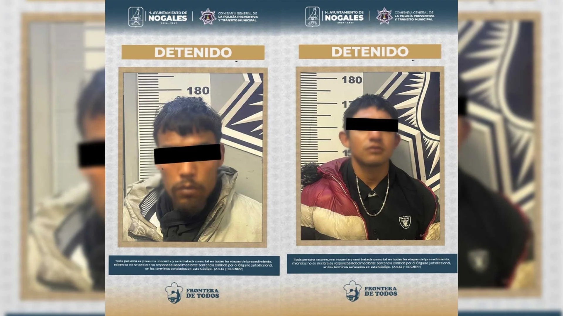 Sorprenden a sujetos con cable y herramienta tras reporte al 911