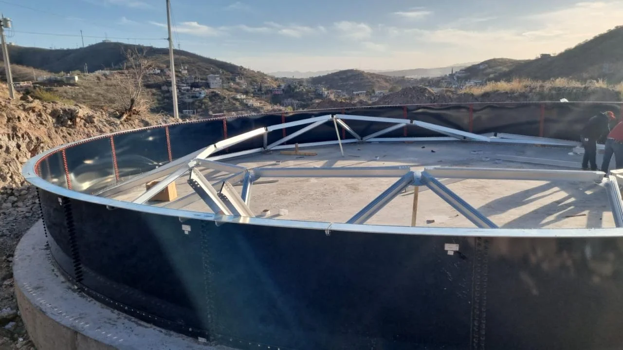 Nuevo tanque triplicará capacidad de almacenamiento en Nogales