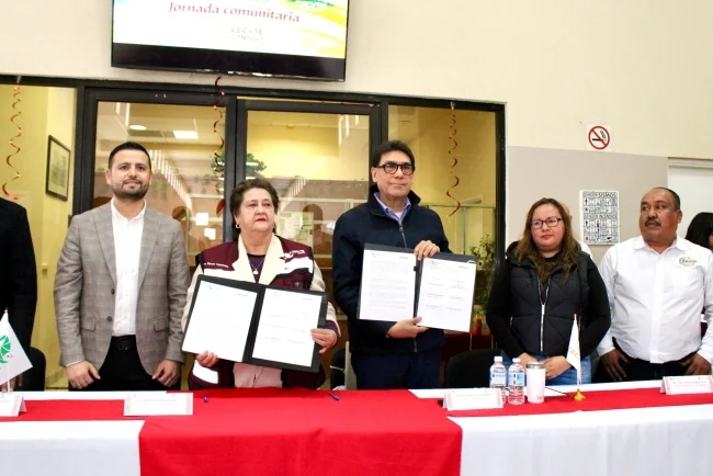 Gobierno municipal impulsa educación y bienestar con convenio y jornada “Cecytes Contigo”