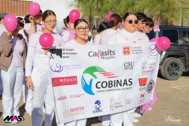 Ambos Nogales se unen por la salud cardiovascular con jornada y caminata