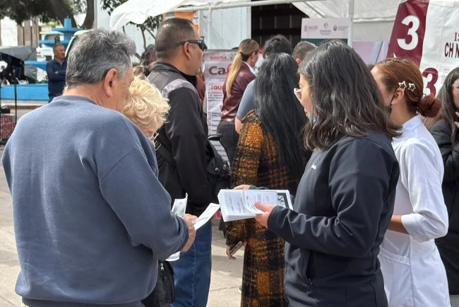 Promueven cultura de prevención cardiovascular con jornada integral en la Plaza Hidalgo