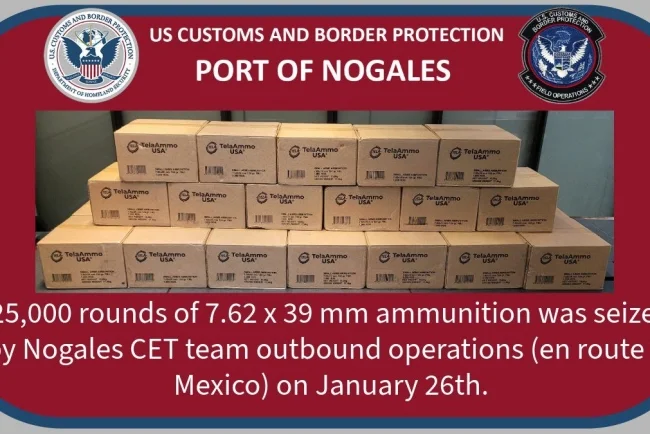 Decomisos millonarios de droga y cartuchos refuerzan vigilancia en Nogales