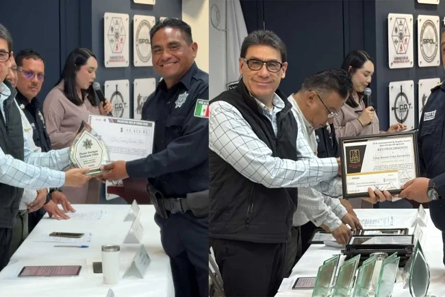 Destacan valor y vocación de servicio de policías y bomberos nogalenses