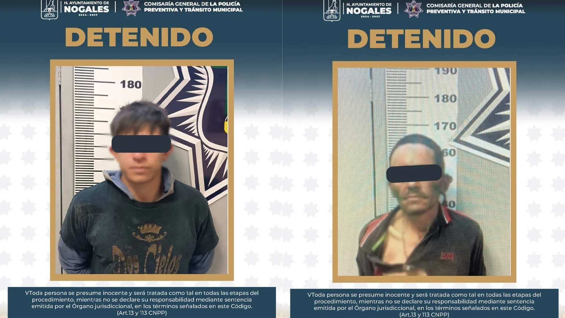 Empleados retienen a presuntos ladrones en dos hechos distintos y los entregan a la policía