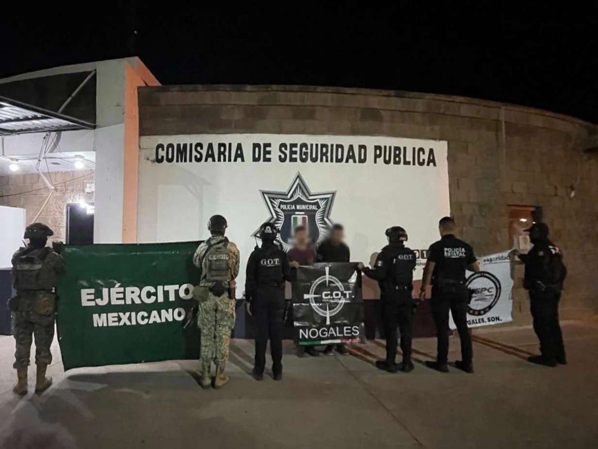 Detienen a dos presuntos responsables de ataque armado contra vendedor ambulante en Nogales