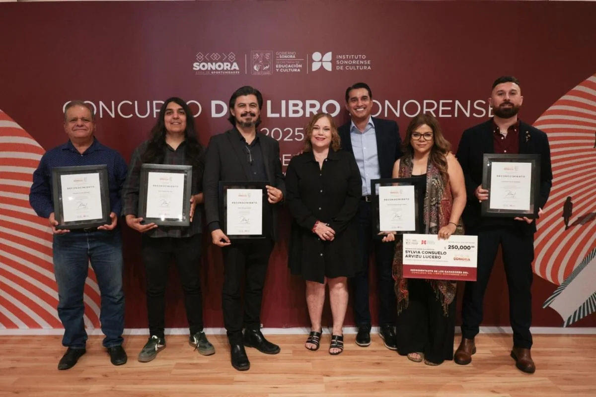 Reconocen talento literario en el Concurso del Libro Sonorense 2025