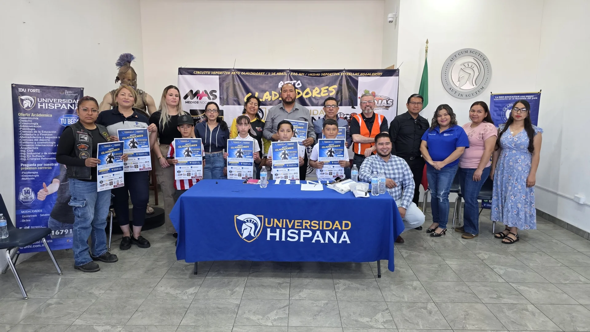 Deporte con causa: convocan al “Reto Gladiadores” en beneficio de primaria en Colosio