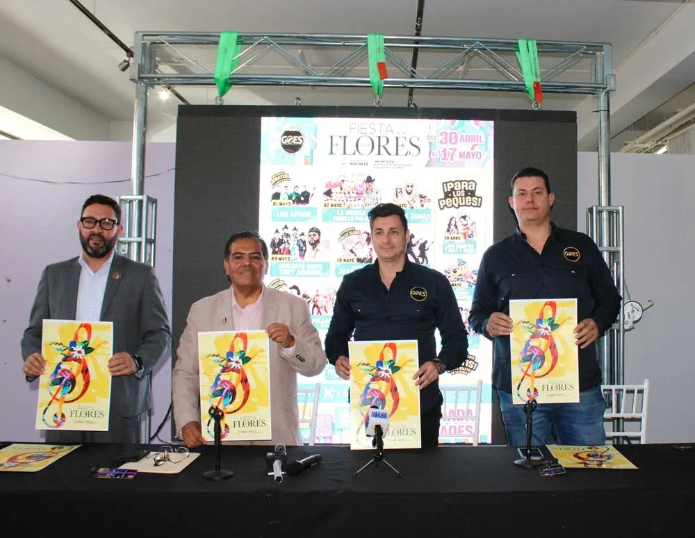 Fiestas de las Flores 2026 ofrecerán 18 días de música, cultura y entretenimiento