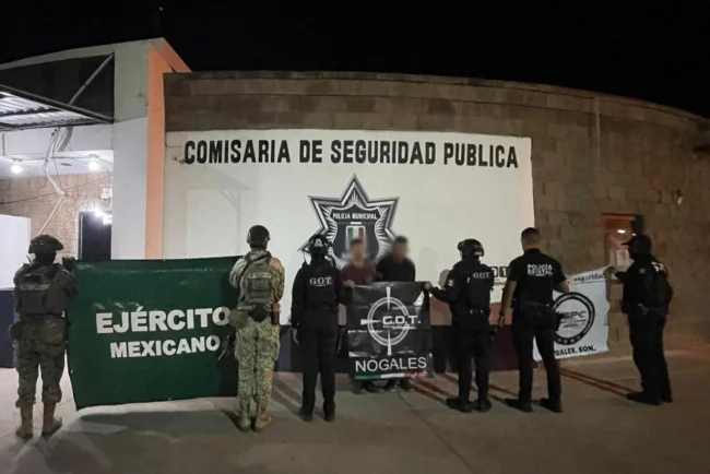 Detienen a dos presuntos responsables de ataque armado contra vendedor ambulante en Nogales