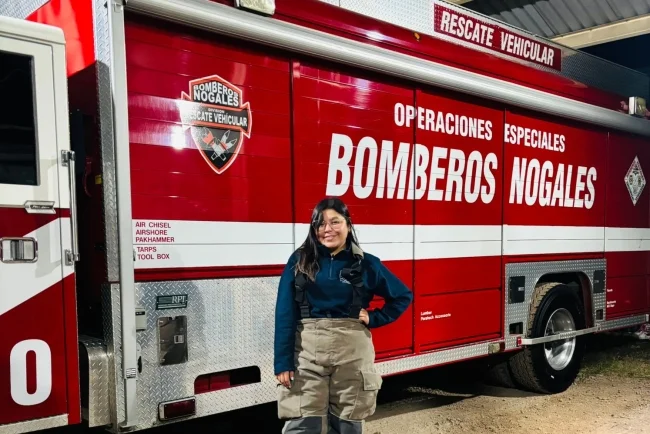 Del sueño de niña al servicio: Aimee Carmona hace historia en Bomberos