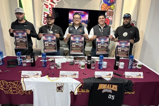 Osos de Nogales anuncian inicio de temporada y llaman a apoyar el béisbol local