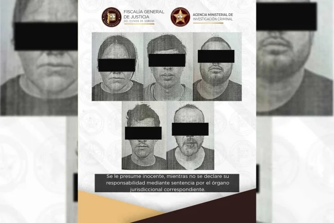 Caen cinco presuntos integrantes de célula criminal tras ataque a ministeriales