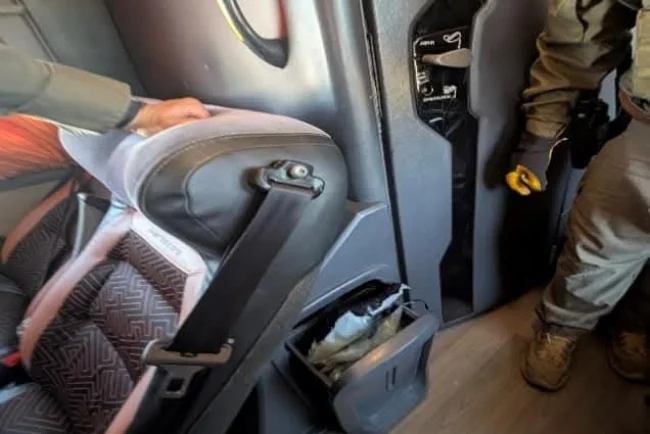 Decomisan cargamento de fentanilo en unidad de pasajeros de Tufesa