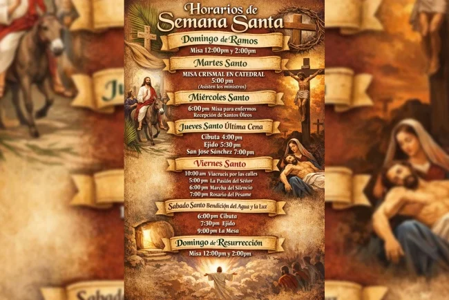 Preparan celebraciones de Semana Santa en el sur de Nogales