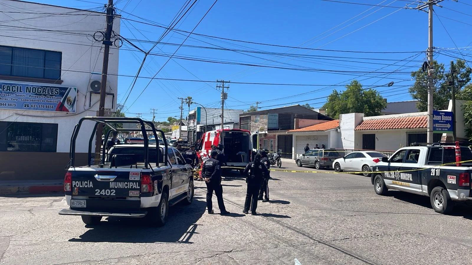 Permanece internado agresor baleado tras persecución en Nogales