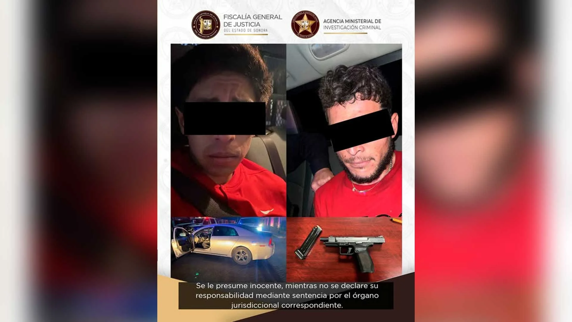 Capturan a presuntos agresores de policías en Magdalena de Kino